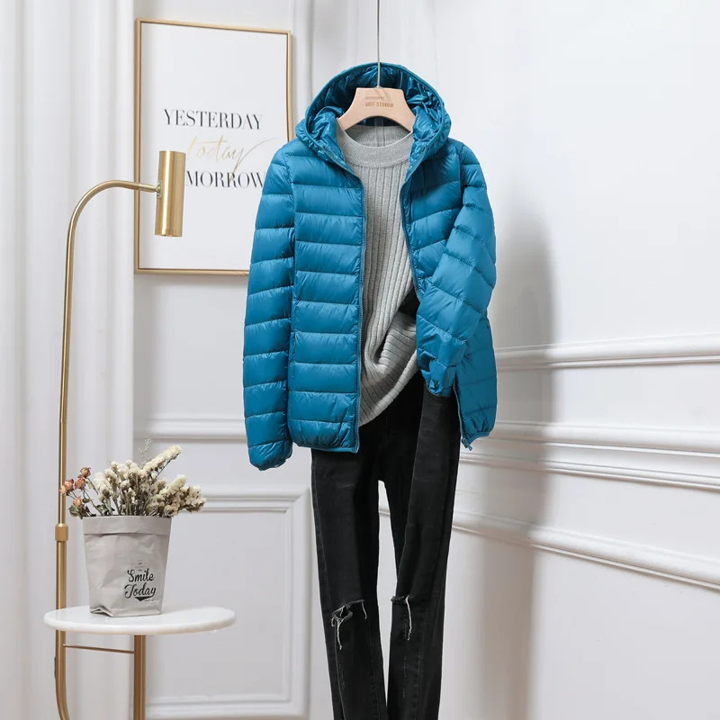 Thermavelle Lightweight Hooded Puffer Jacket for Women
