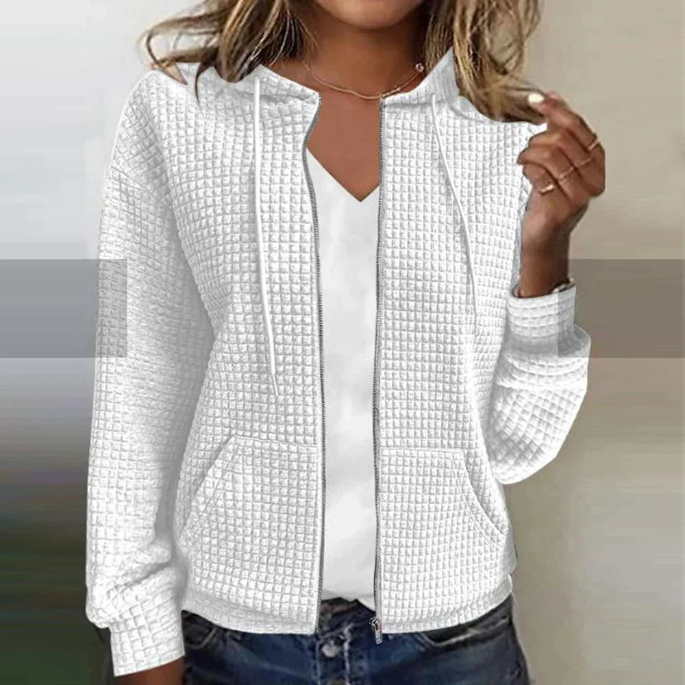 Norvella | Checked Jacket with Water-Resistant Finish