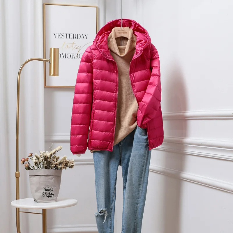 Thermavelle Lightweight Hooded Puffer Jacket for Women