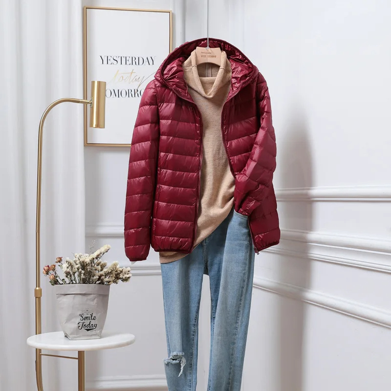 Thermavelle Lightweight Hooded Puffer Jacket for Women