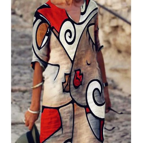 Floravelle Artistic Floral Sheath Dress