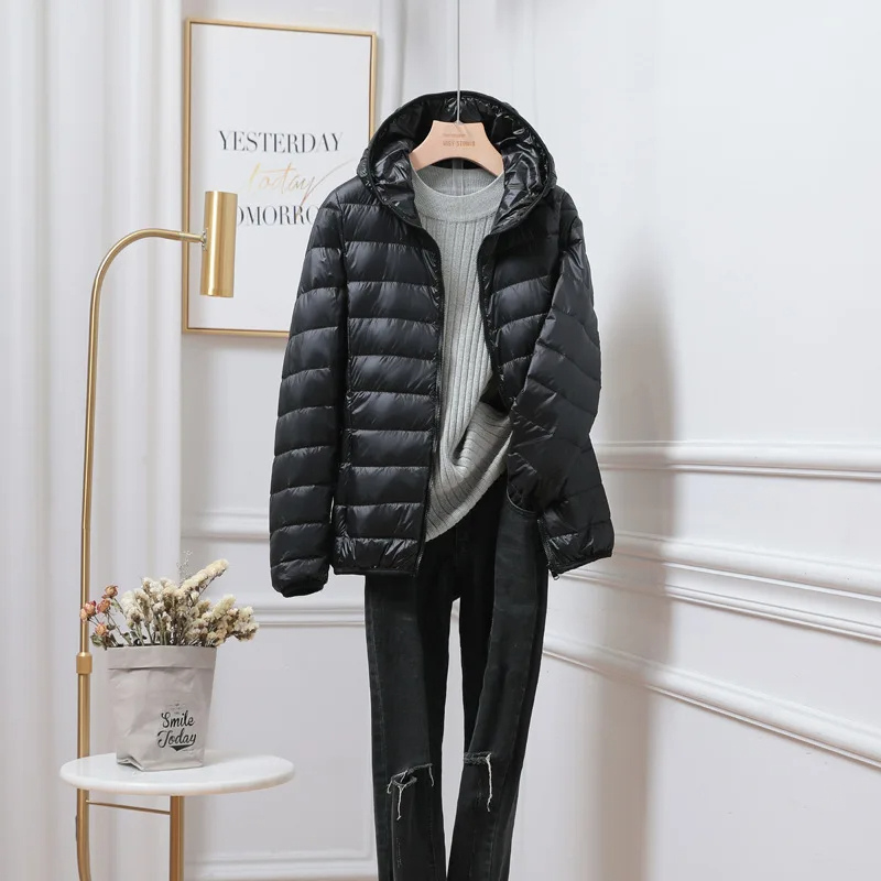 Thermavelle Lightweight Hooded Puffer Jacket for Women