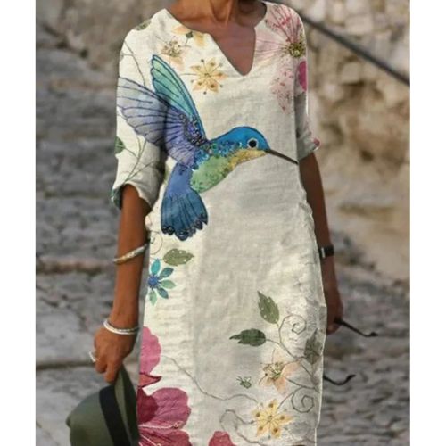 Floravelle Artistic Floral Sheath Dress