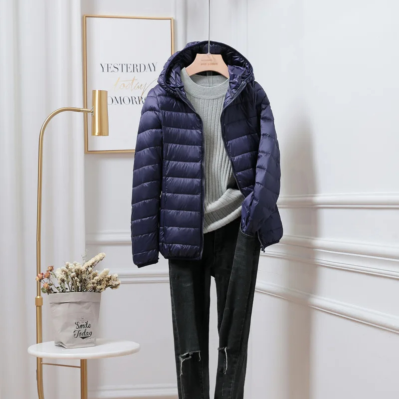 Thermavelle Lightweight Hooded Puffer Jacket for Women