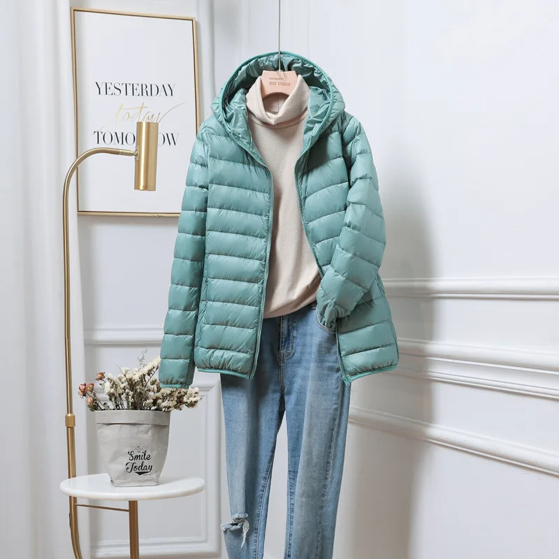Thermavelle Lightweight Hooded Puffer Jacket for Women