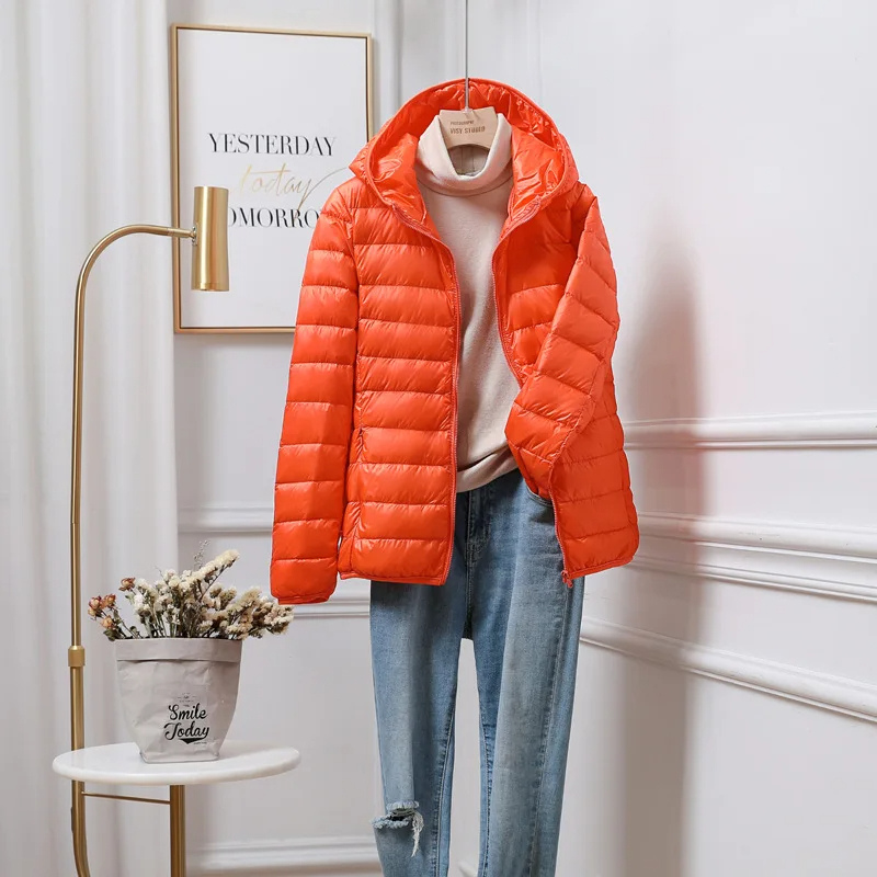 Thermavelle Lightweight Hooded Puffer Jacket for Women