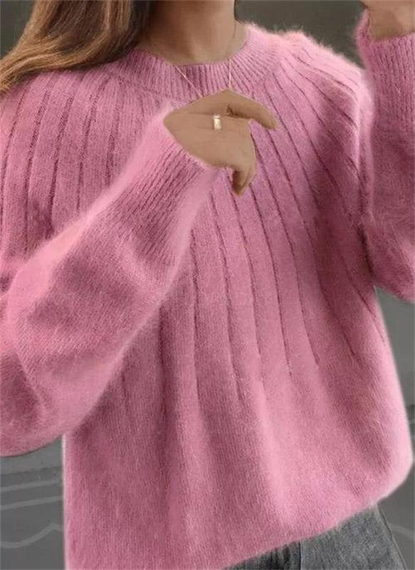 Veloura Cloud Knit Jumper for Women – Ultra-Soft Semi-Fit Autumn & Winter Style