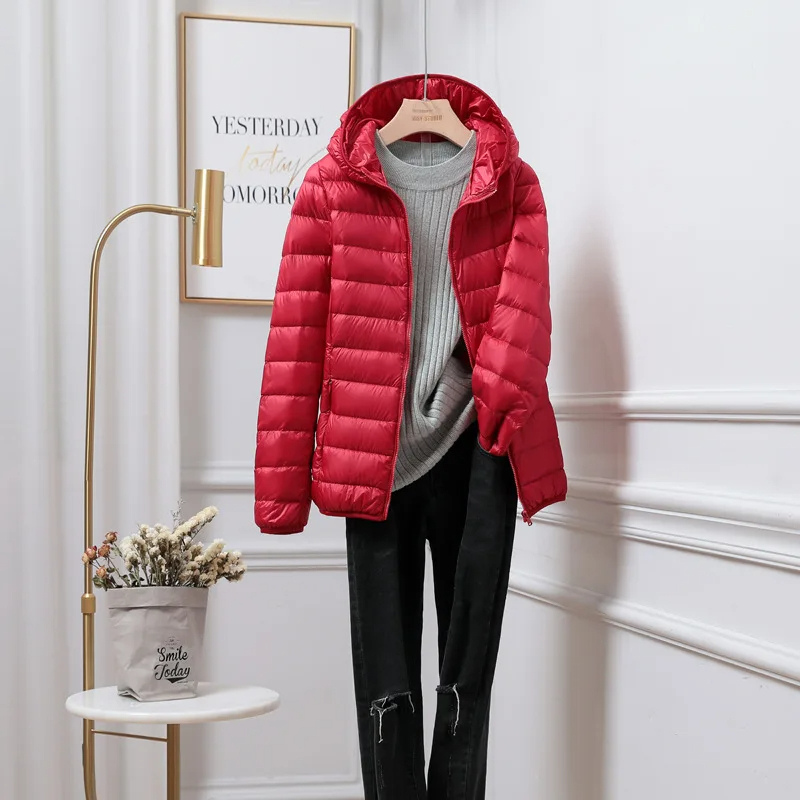 Thermavelle Lightweight Hooded Puffer Jacket for Women