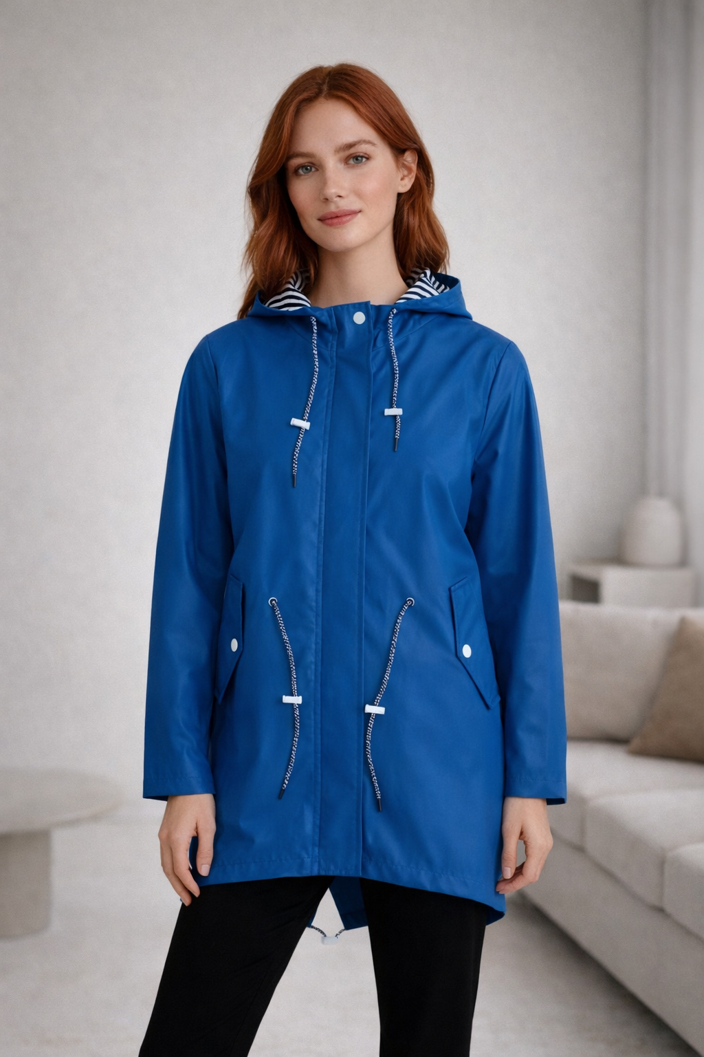 Stormelle | Weather-Resistant Hooded Transitional Coat for Women