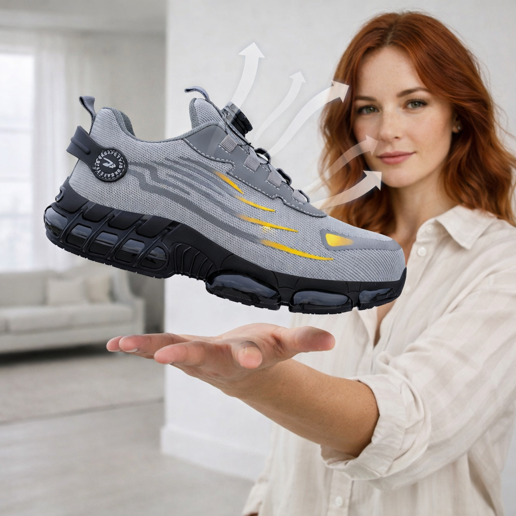 Steelstride | Lightweight Breathable Safety Shoes with Steel Toe