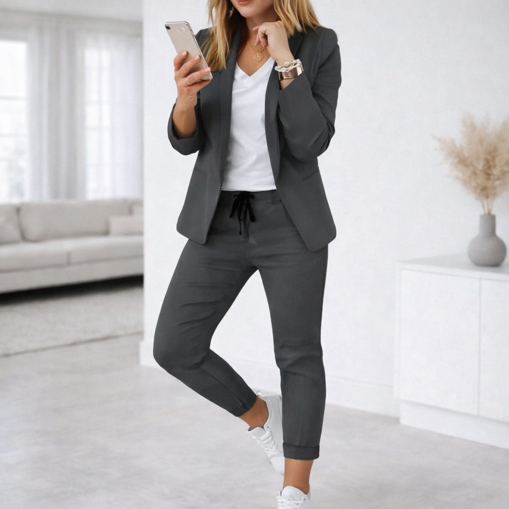 Tailora | Blazer & Jogger Trousers Co-Ord Set for Women