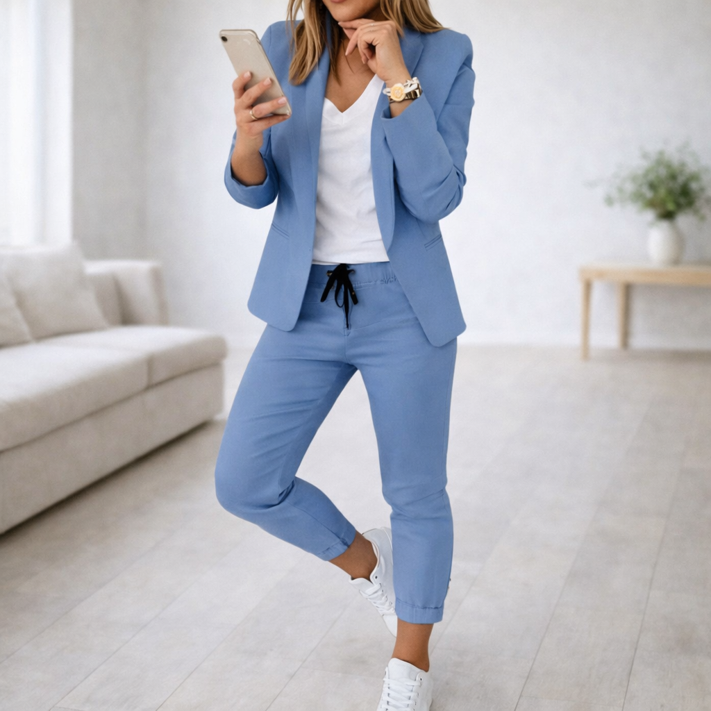 Tailora | Blazer & Jogger Trousers Co-Ord Set for Women