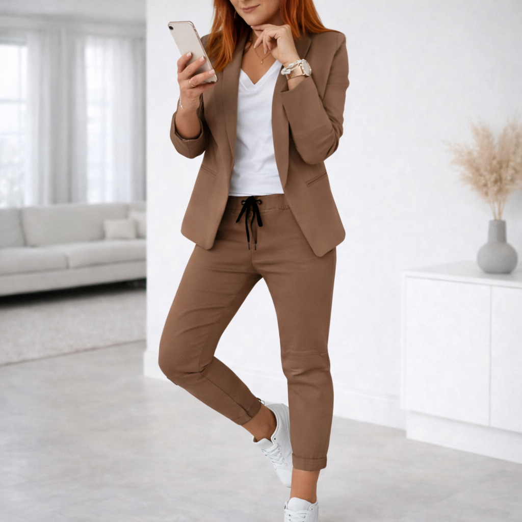 Tailora | Blazer & Jogger Trousers Co-Ord Set for Women