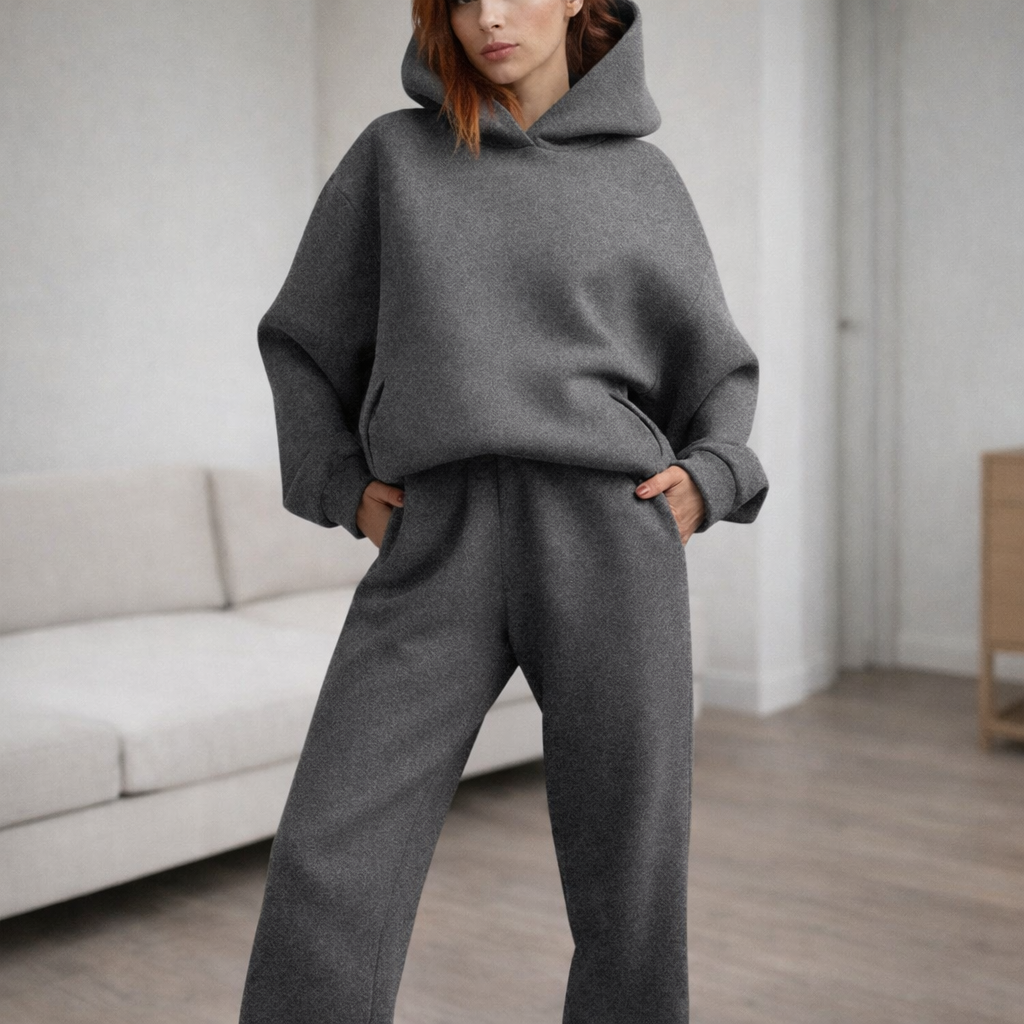 Relaxelle | Zip-Up Jacket & Jogger Lounge Set for Women