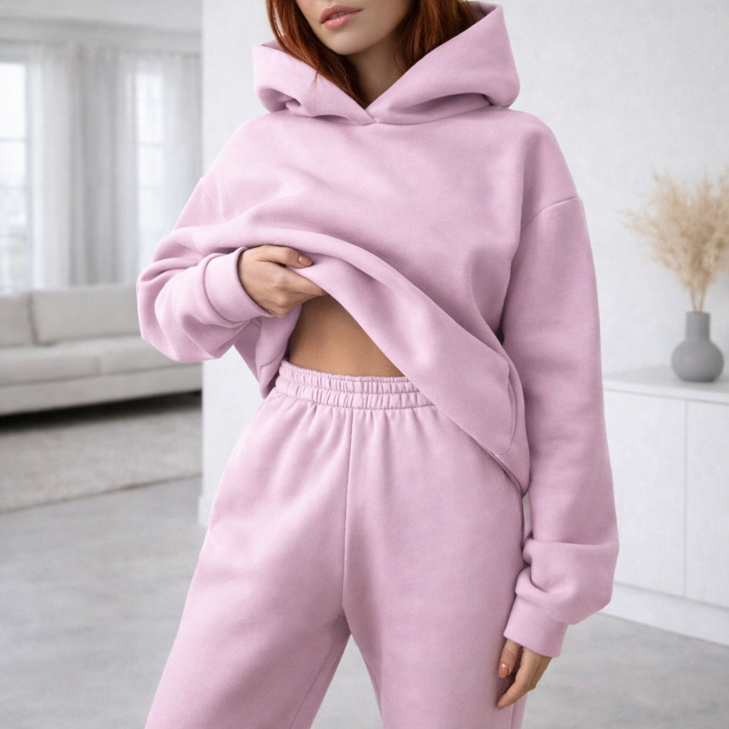 Relaxelle | Zip-Up Jacket & Jogger Lounge Set for Women