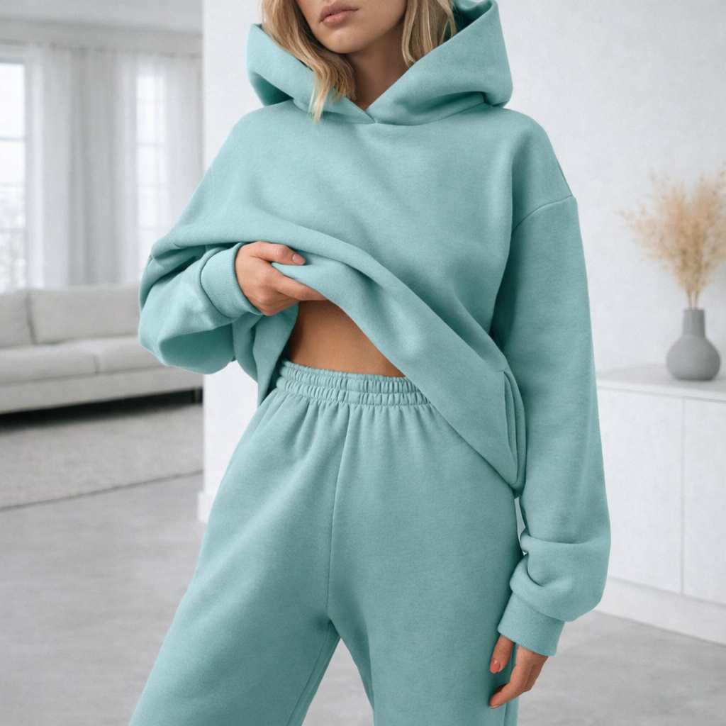 Relaxelle | Zip-Up Jacket & Jogger Lounge Set for Women