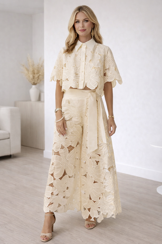 Valmira Lace Two-Piece Ensemble