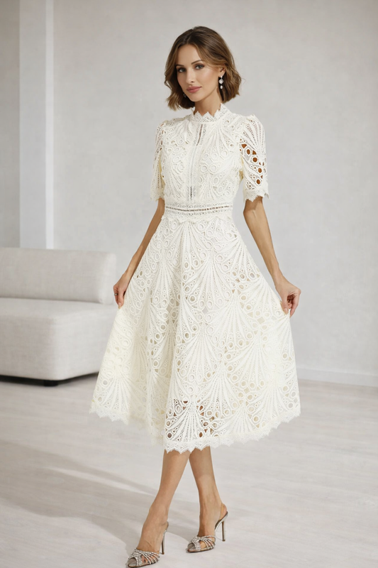 Roselisse Lace Midi Dress