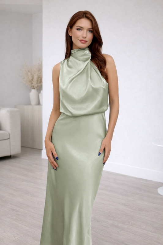Veloura Halterneck Glamour Gown