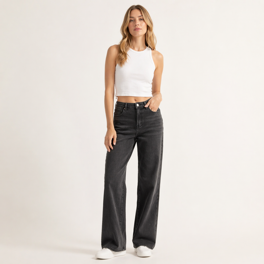 HerJeans High Waist Wide Leg Stretchy Jeans