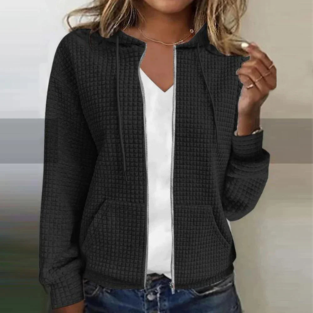 Norvella | Checked Jacket with Water-Resistant Finish