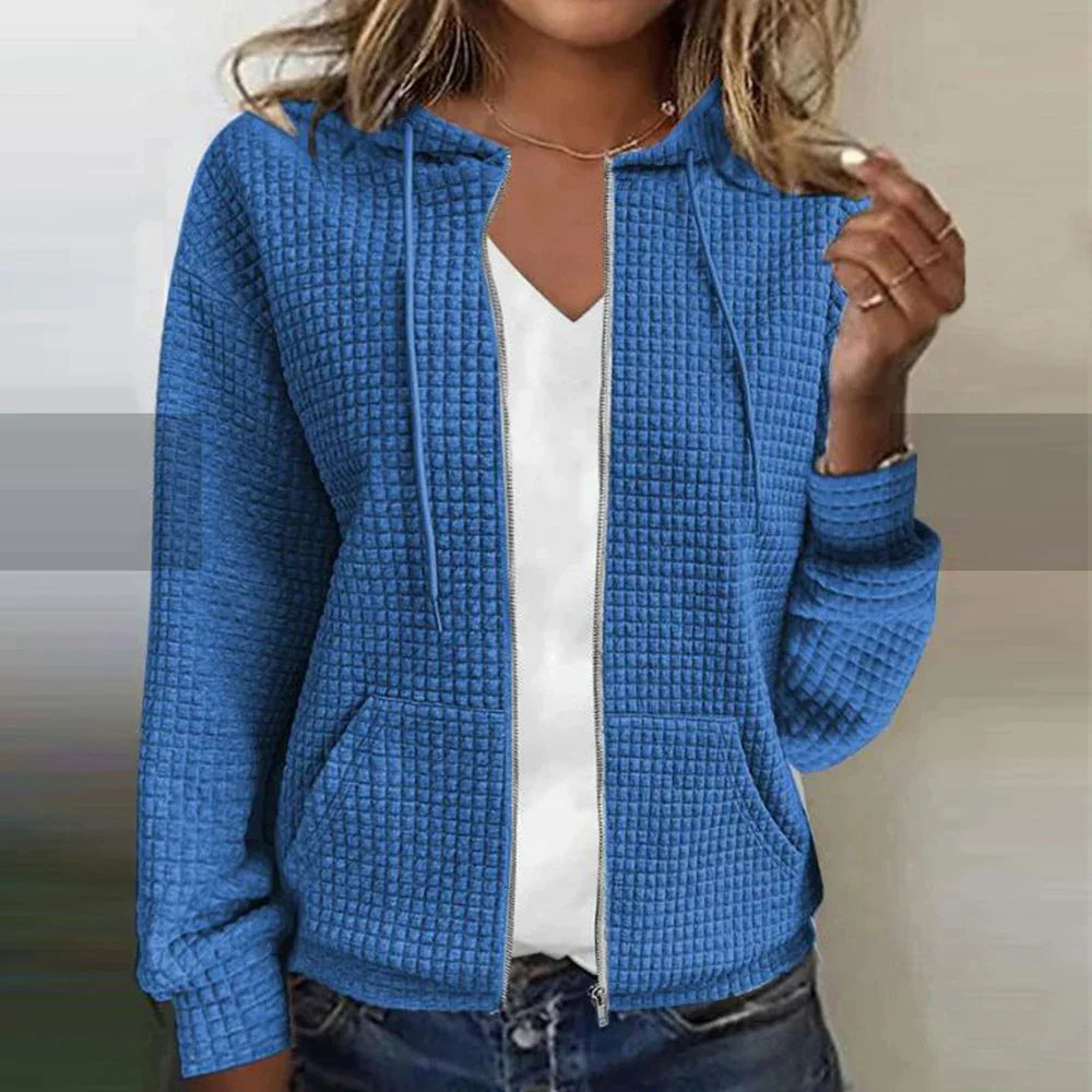 Norvella | Checked Jacket with Water-Resistant Finish