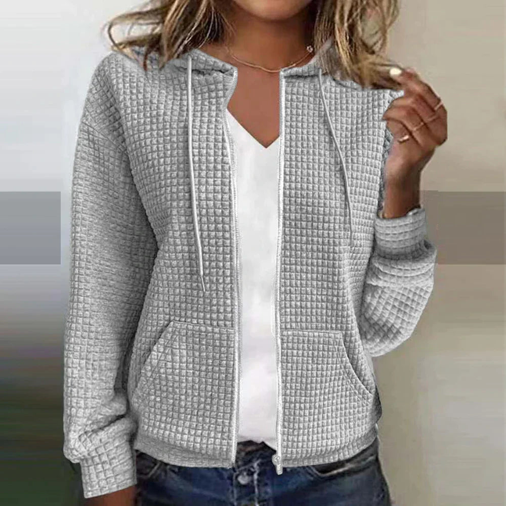 Norvella | Checked Jacket with Water-Resistant Finish