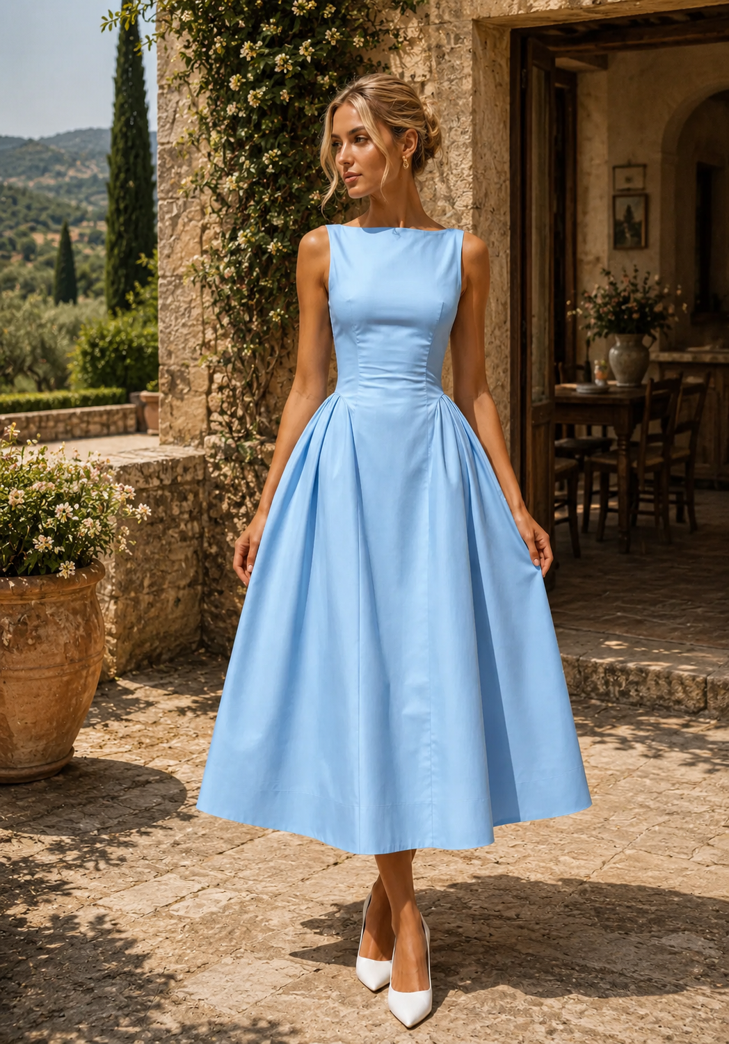 Audrey | A-Line Midi Dress