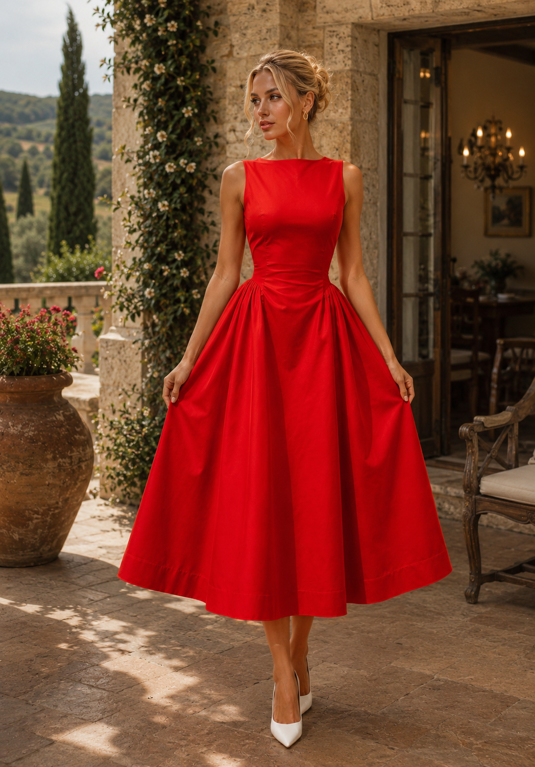 Audrey | A-Line Midi Dress