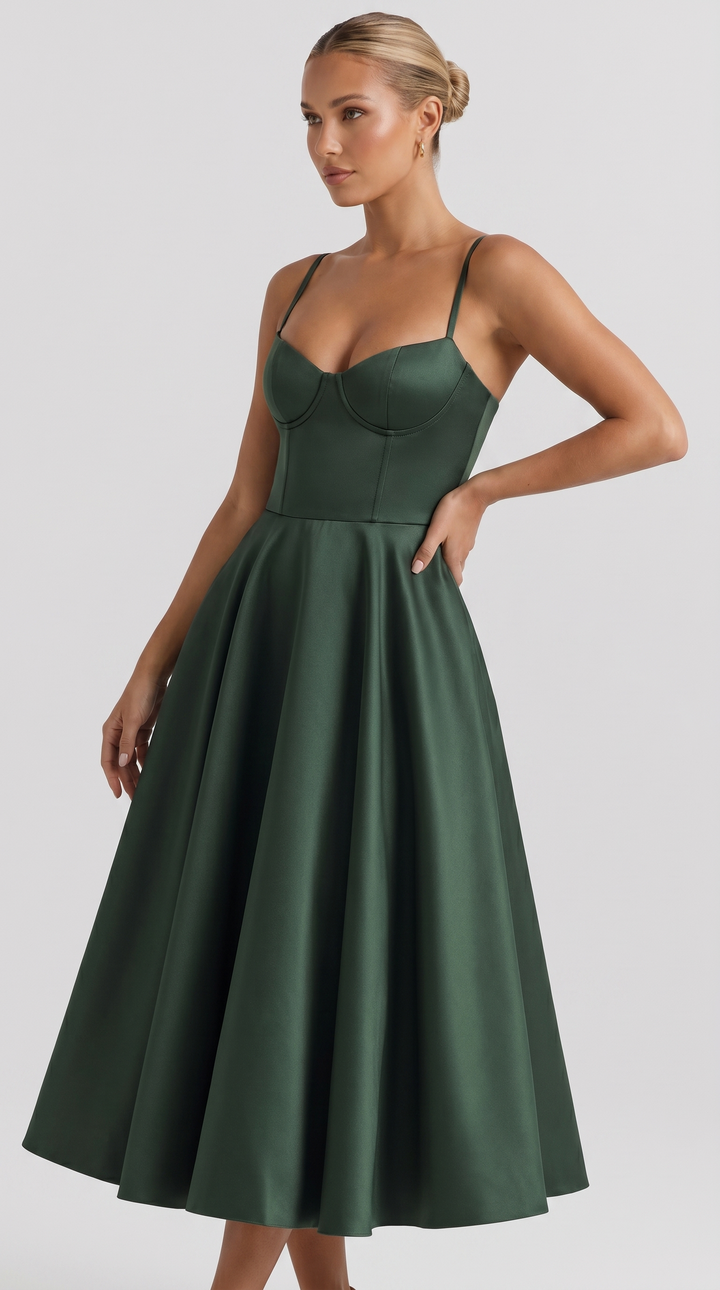 Seraphina | Corset Midi Tulle Dress