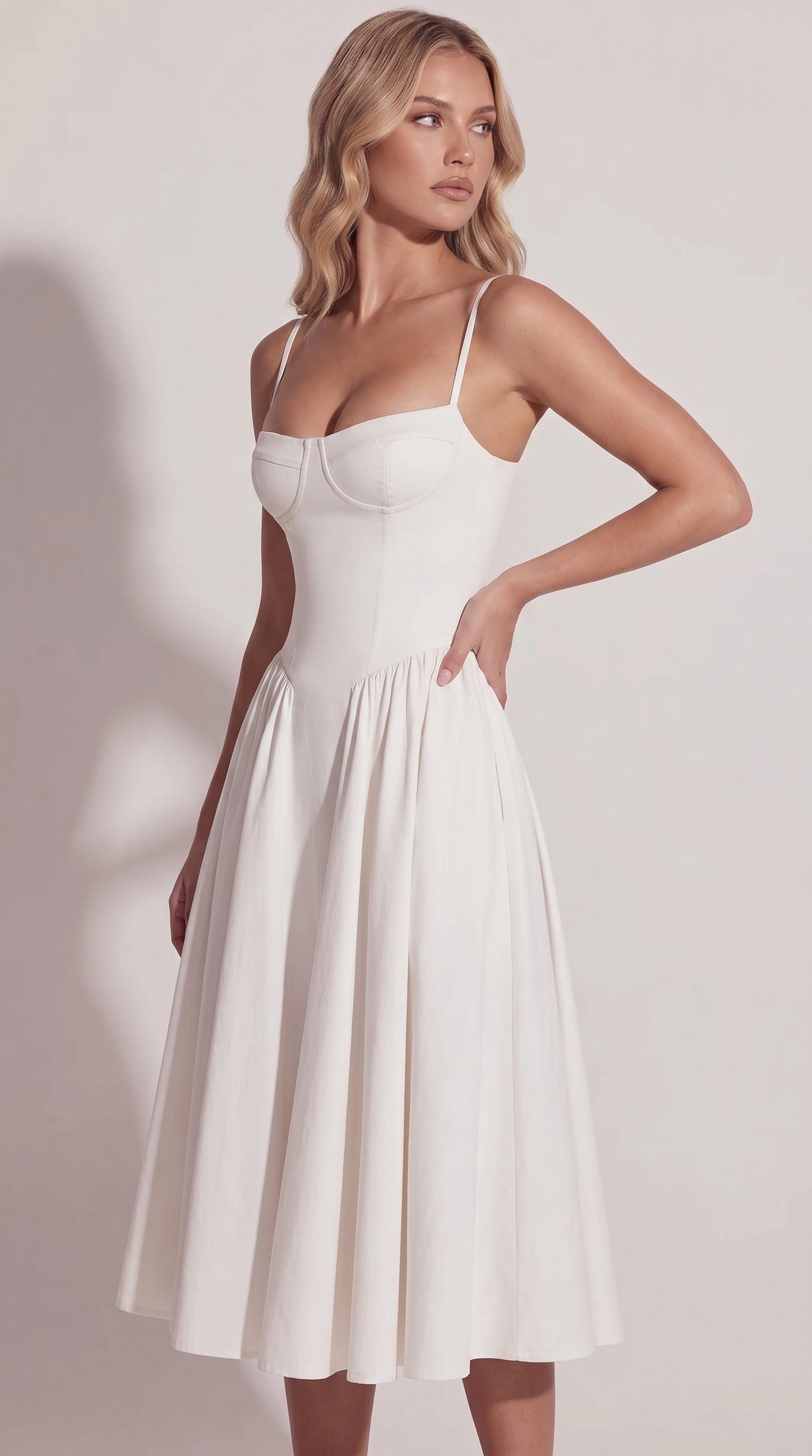 Isolde | Corset Midi Sundress