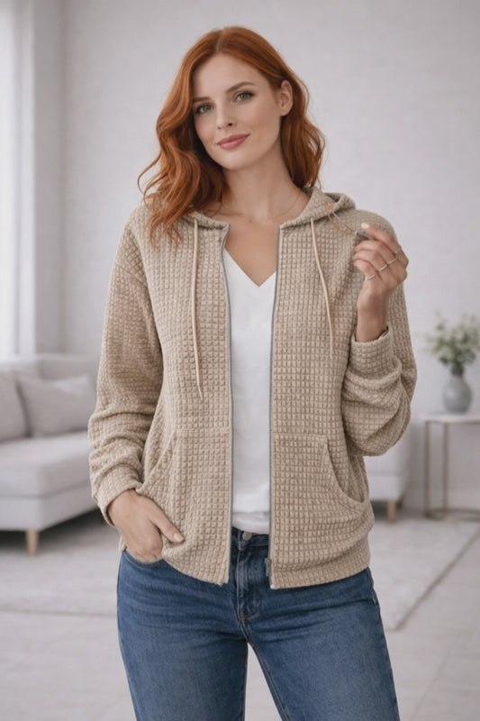 Norvella | Checked Jacket with Water-Resistant Finish