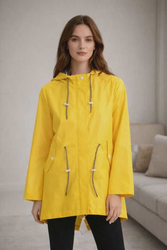 Stormelle | Weather-Resistant Hooded Transitional Coat for Women