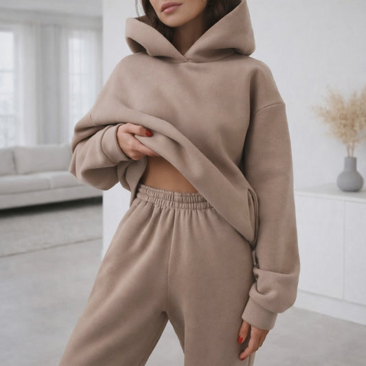 Relaxelle | Zip-Up Jacket & Jogger Lounge Set for Women