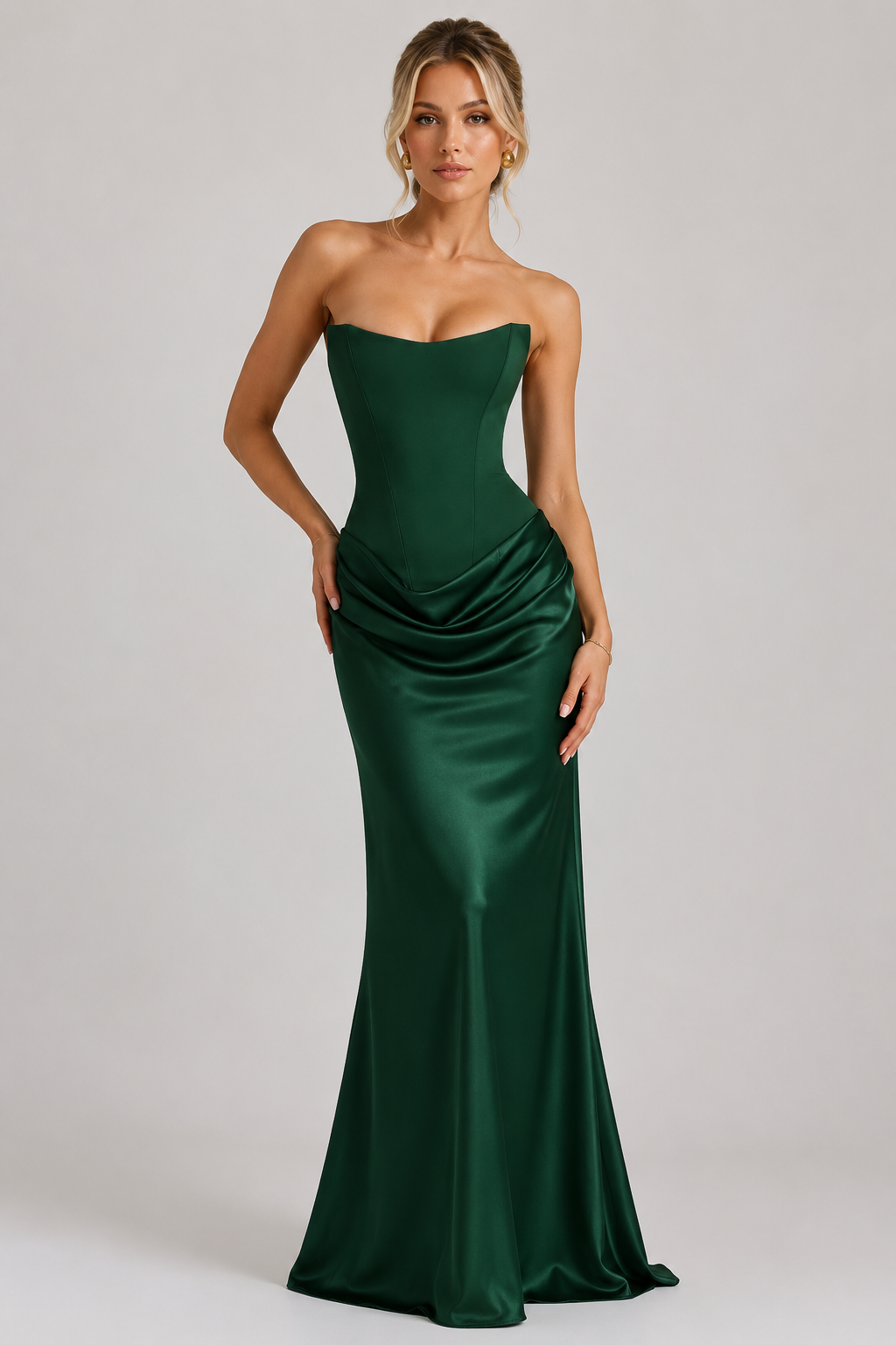 Marshy | Maxi Dress High Slit Figure-Flattering