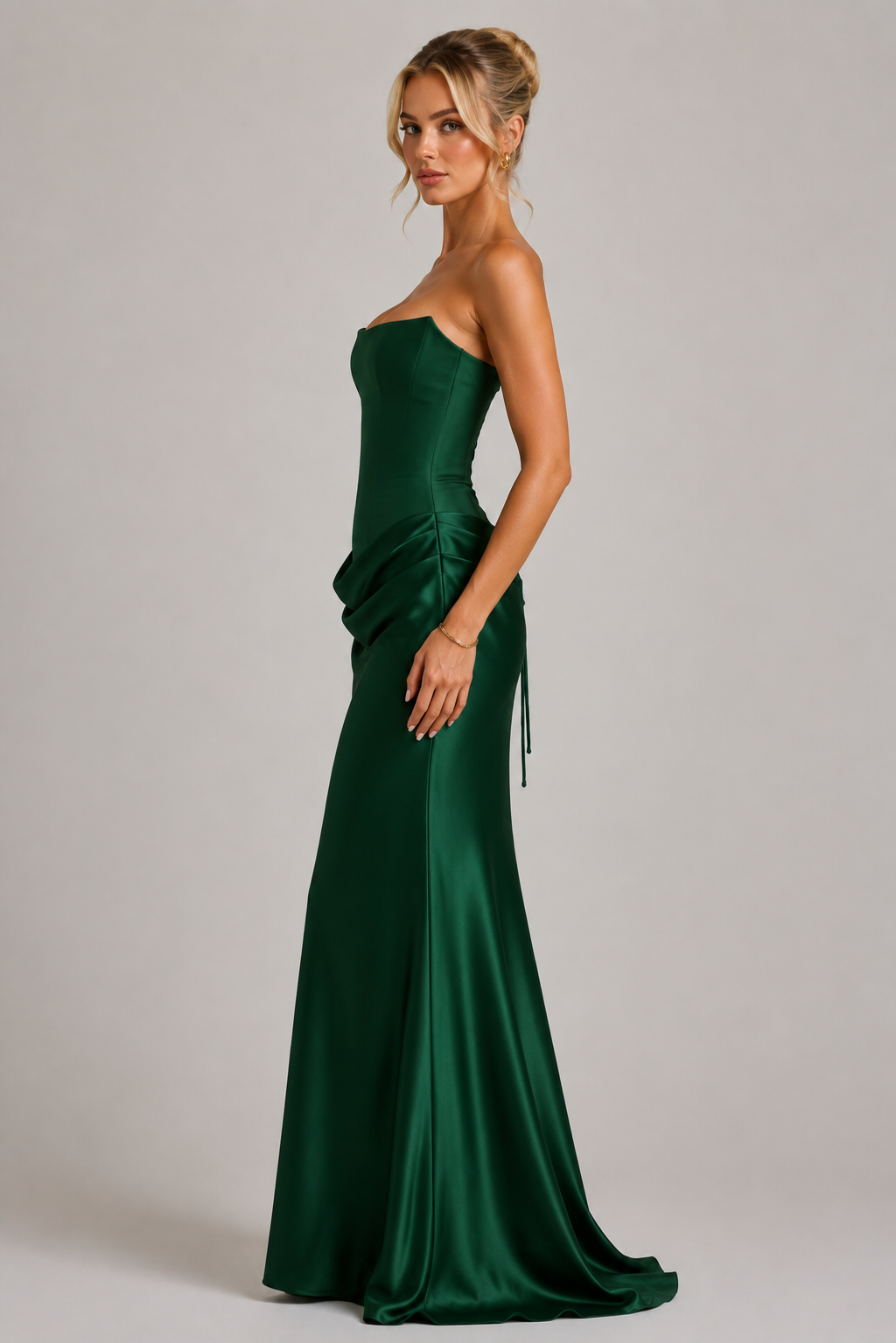 Marshy | Maxi Dress High Slit Figure-Flattering